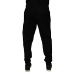 Dolce & Gabbana Black Cotton Blend Jogger Sweatpants Pants PAN75195-50