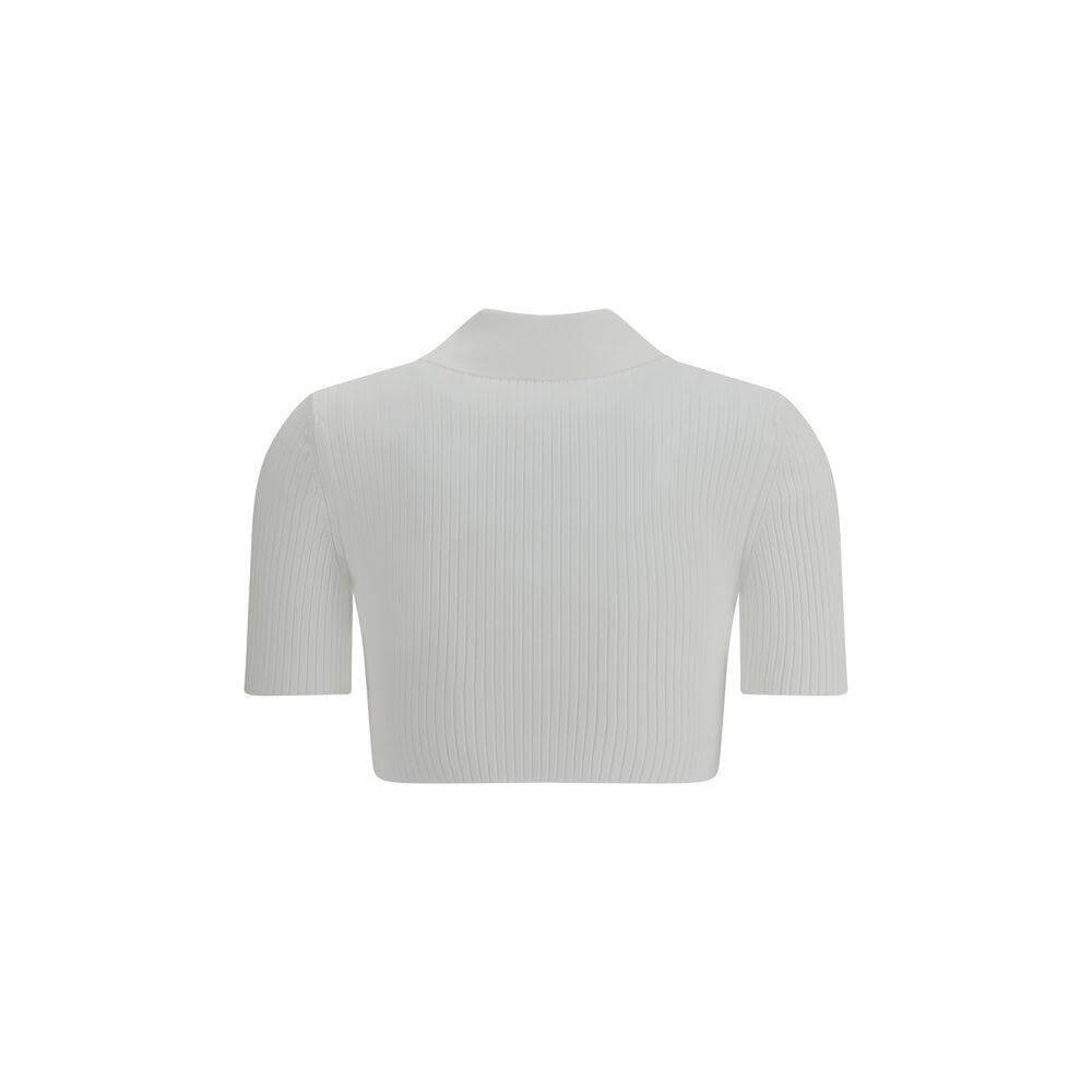 Courrèges Cropped Polo Shirt CO-125MPO046FI00010001-S
