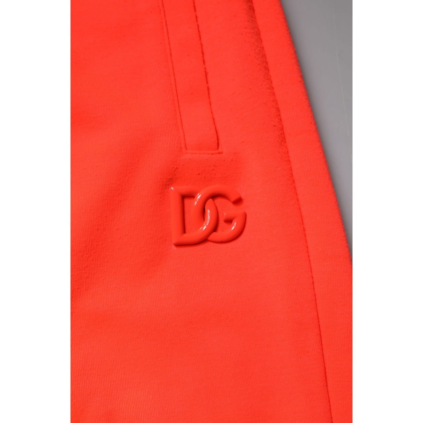 Dolce & Gabbana Red Polyester Mid Waist Men Bermuda Shorts PAN75718-50