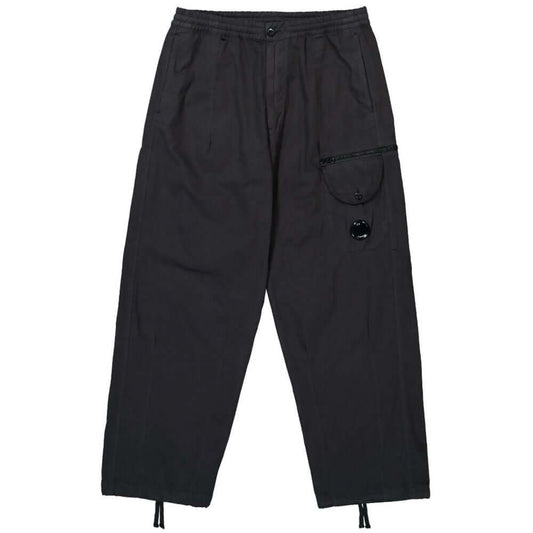 C.P. Company Black Cotton Jeans & Pant