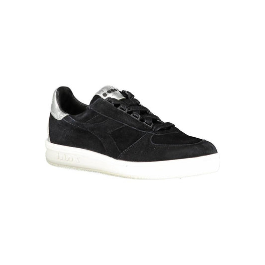 Diadora Black Leather Women Sneaker DI-840-EU36.5/US6.5