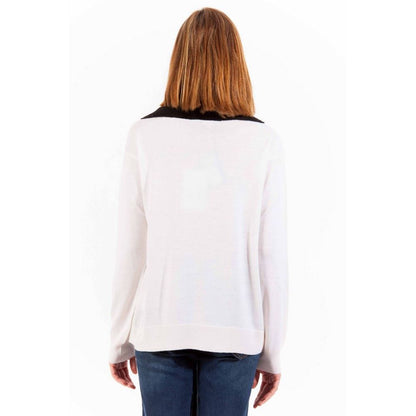 Love Moschino White Wool Sweater
