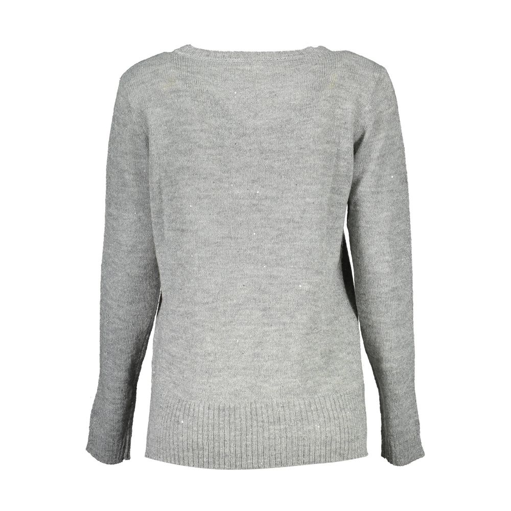 U.S. POLO ASSN. Gray Nylon Sweater
