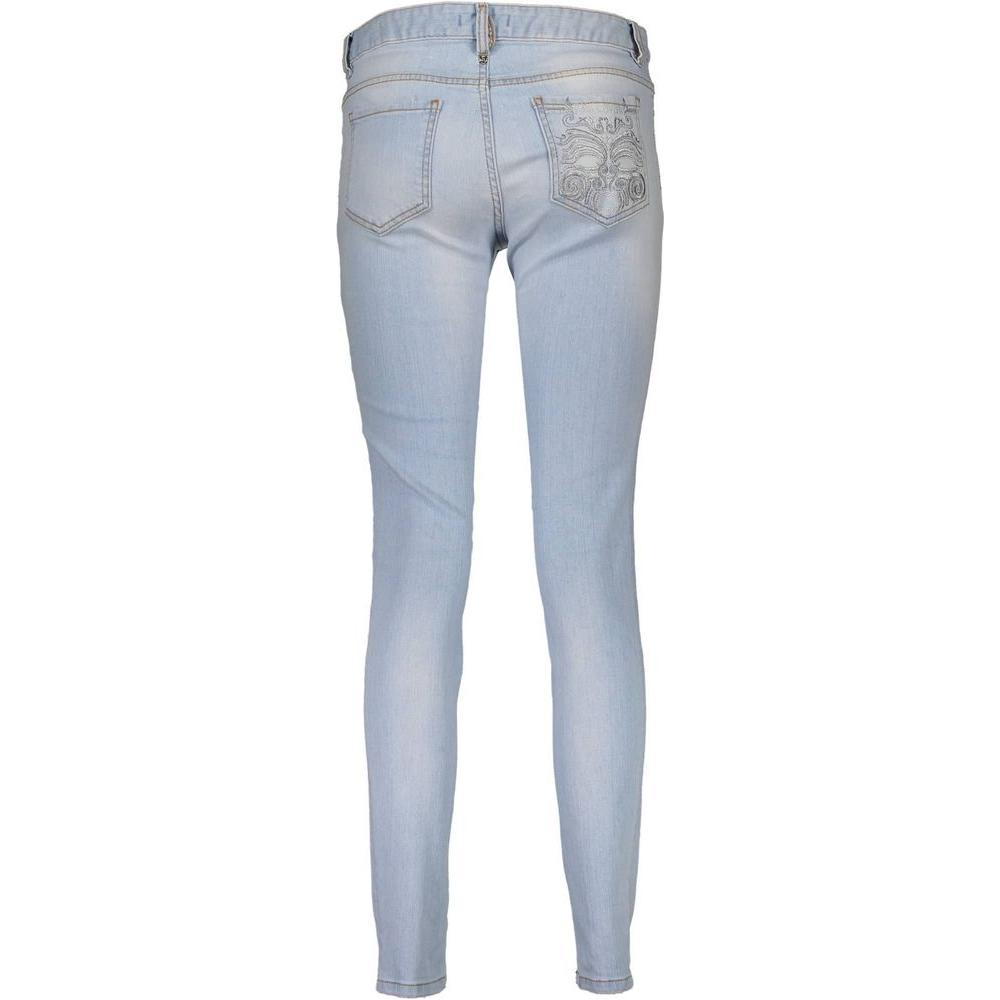 Just Cavalli Blue Cotton Jeans Denim