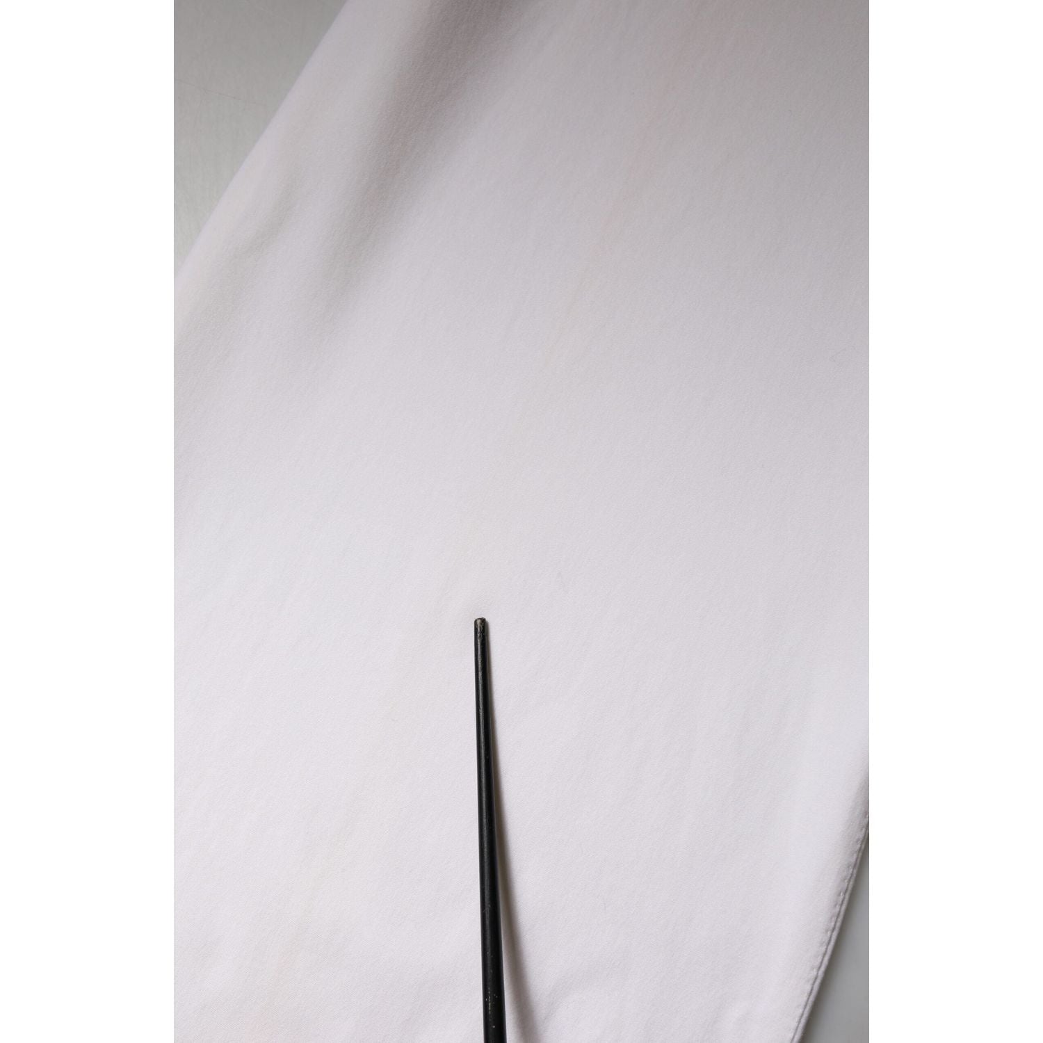 Dolce & Gabbana White Wool Mid Waist Wide Leg Pants