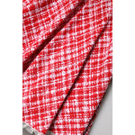 Dolce & Gabbana Red White High Waist A-line Above Knee Skirt SKI2089-38