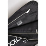 Dolce & Gabbana Black DG Milano Print Nylon Pouch Clutch Bag