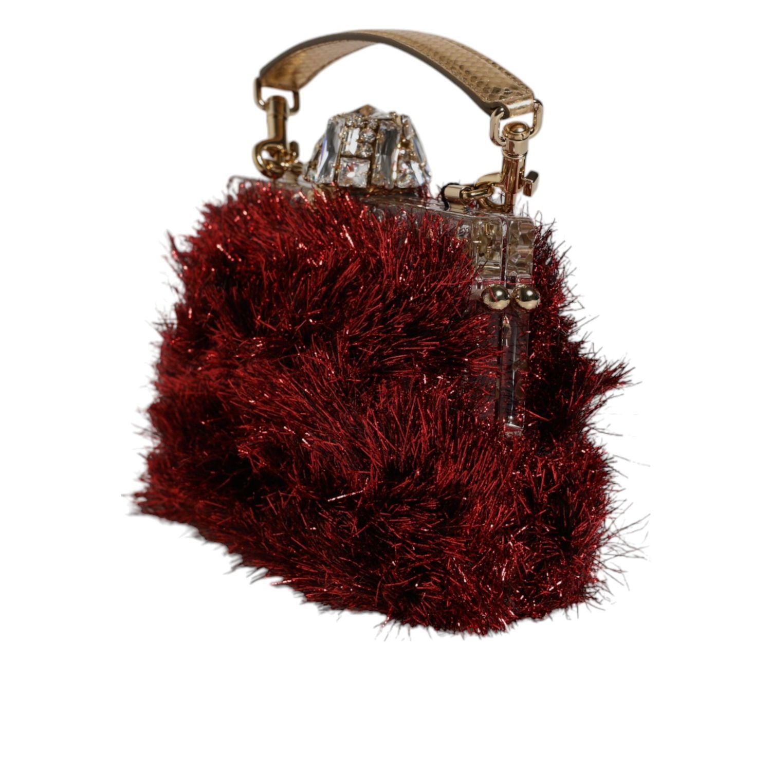 Front view with bag zipped and handles upright.
