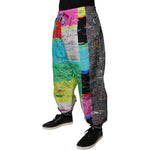 Dolce & Gabbana Multicolor Patchwork Mid Waist Sweatpants Pants