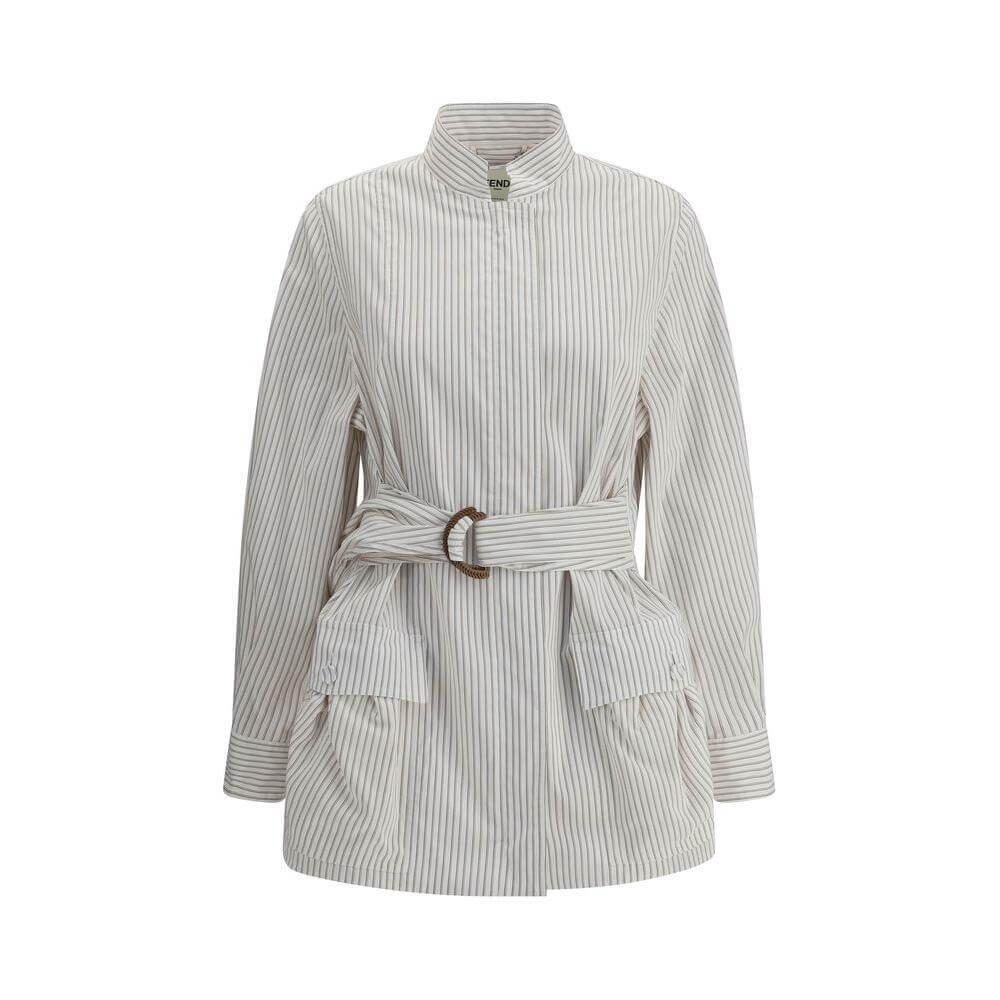 Fendi Striped Shirt Jacket FE-FJ7621AQ3LF0XAY-IT40 | M