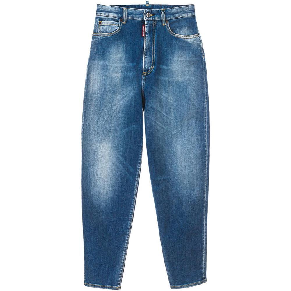 بنطلون جينز وبنطلون قطني أزرق من Dsquared²
