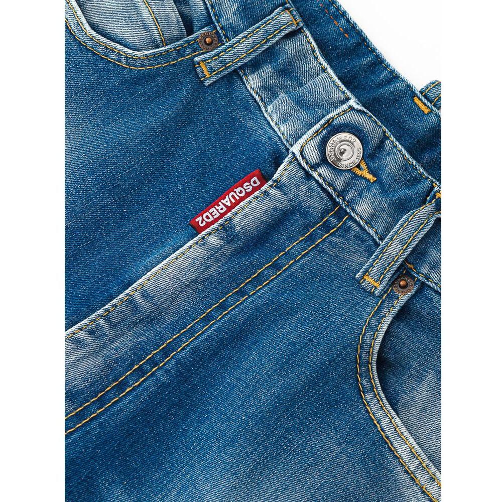 بنطلون جينز وبنطلون قطني أزرق من Dsquared²