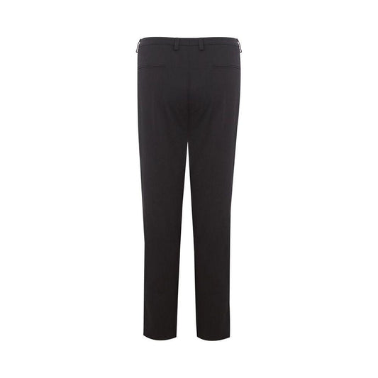 Lardini Italian Elegance Cotton Black Trousers LA-1117676-IT40|S