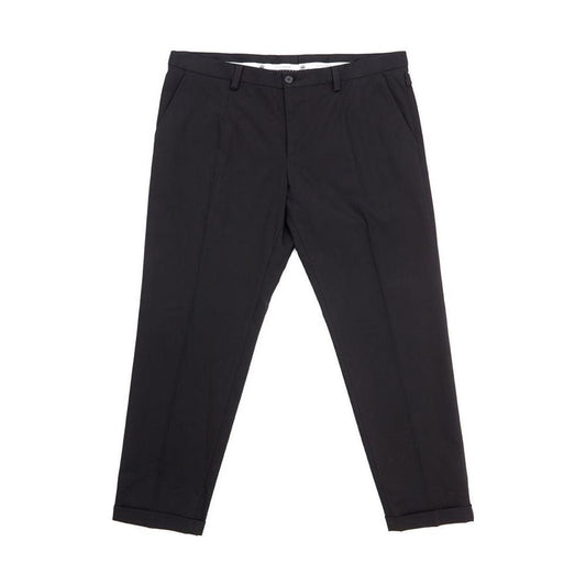 Dolce & Gabbana Elegant Black Cotton Pants for Men DO-1295676-IT54 | XXL