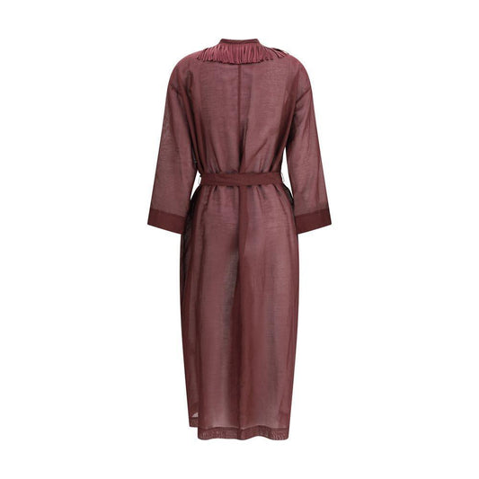 Forte_Forte Fringed long Robe FO-13896MYCOATF47M2578-II/M