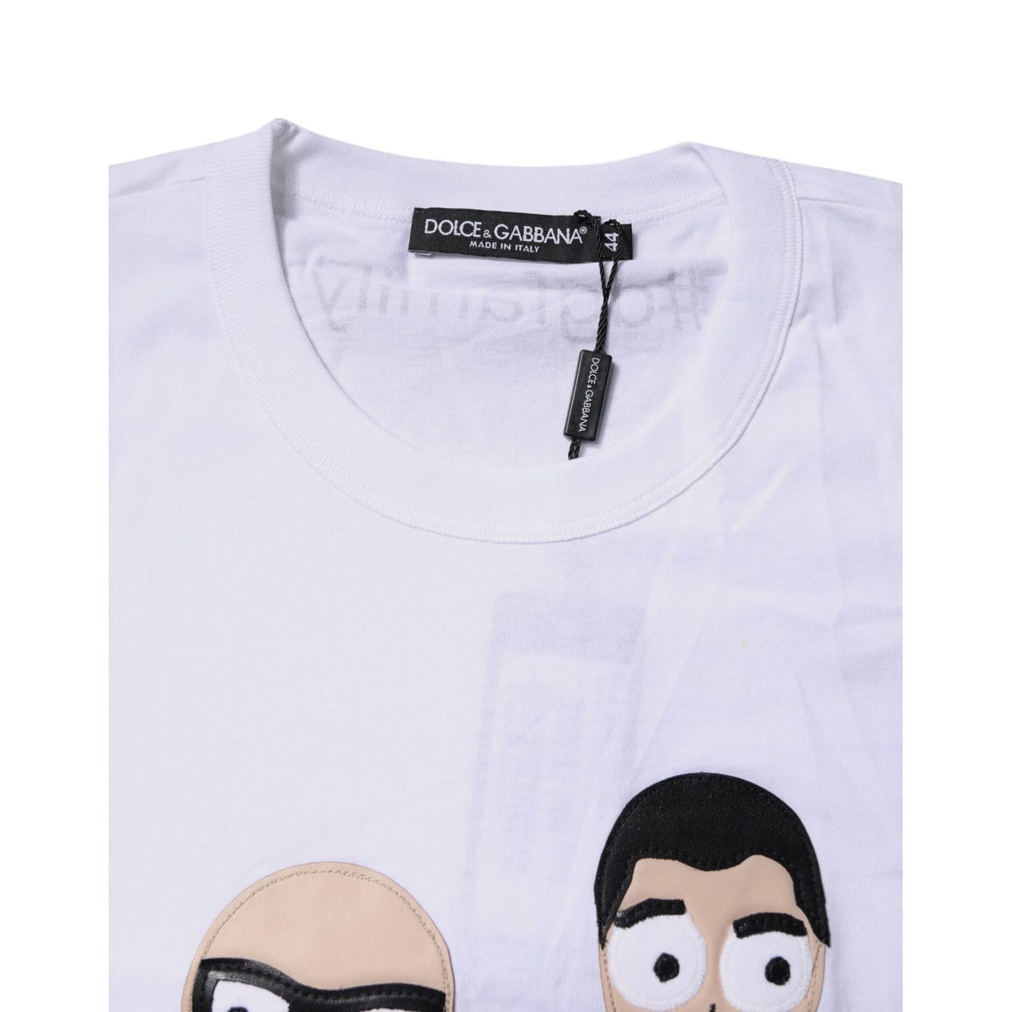 Dolce & Gabbana White #DGFamily Cotton Crew Neck T-shirt