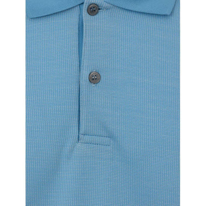 Dunhill Blue Cotton Polo Shirt