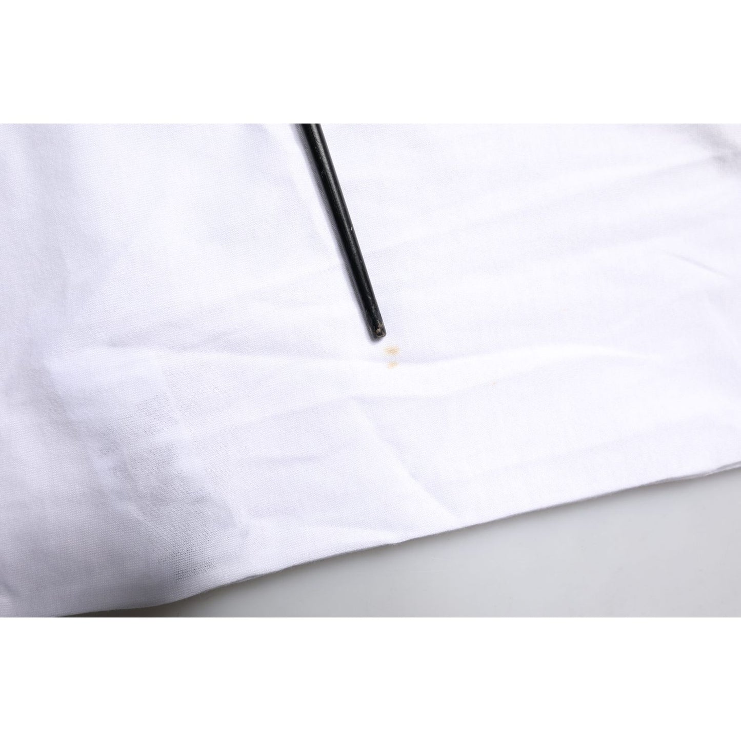 Dolce & Gabbana White Cotton Logo Print Round Neck T-shirt