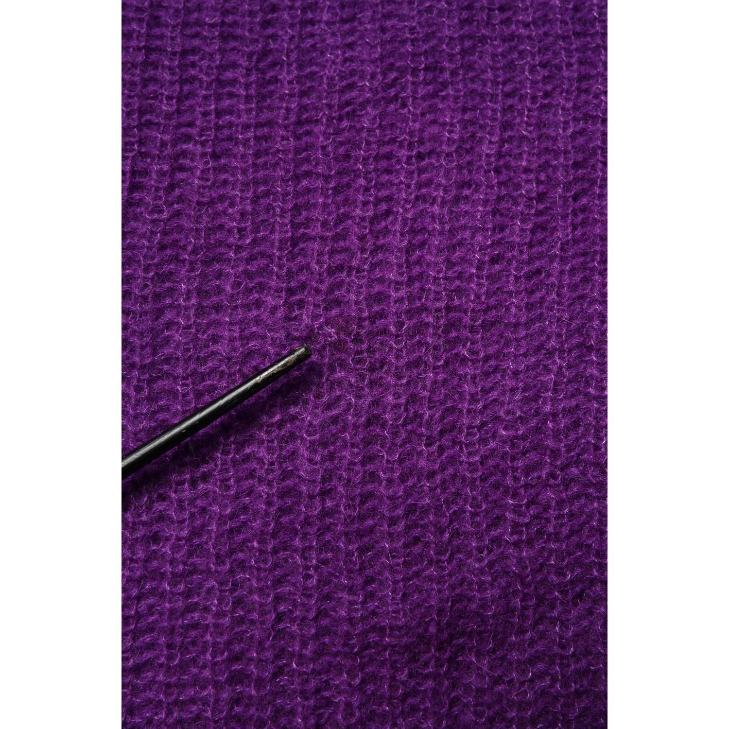 PINK MEMORIES Violet Knitted Long Sleeves Round Neck Sweater