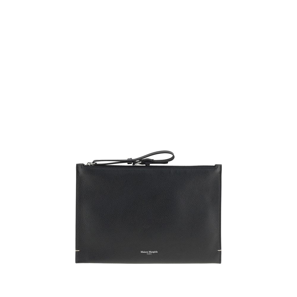 Margiela Black Calf Leather Bos Taurus Wallet