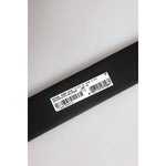 Dolce & Gabbana Black Leather DG Logo Plaque Buckle Belt BEL9318-90