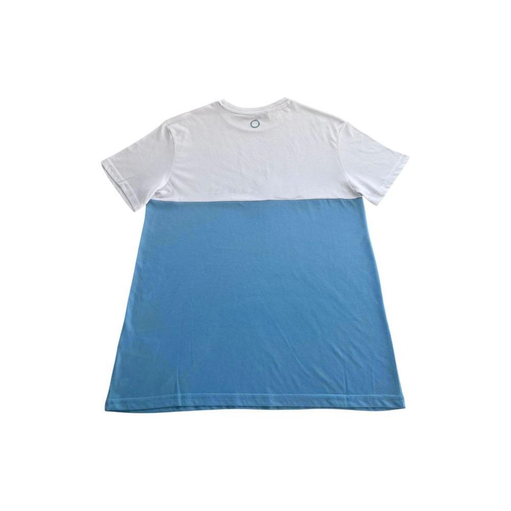 Trussardi Beachwear Light Blue Cotton Men T-Shirt TR-24802-M