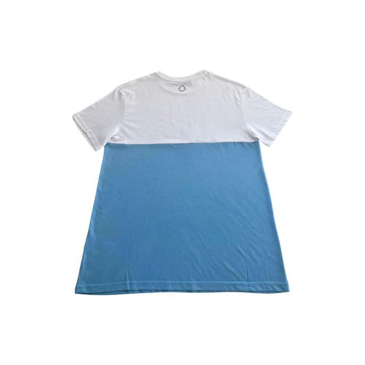 Trussardi Beachwear Light Blue Cotton Men T-Shirt TR-24802-M