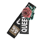 Dolce & Gabbana Black Stretch Multicolor Embellished Waist Belt WMB398-40