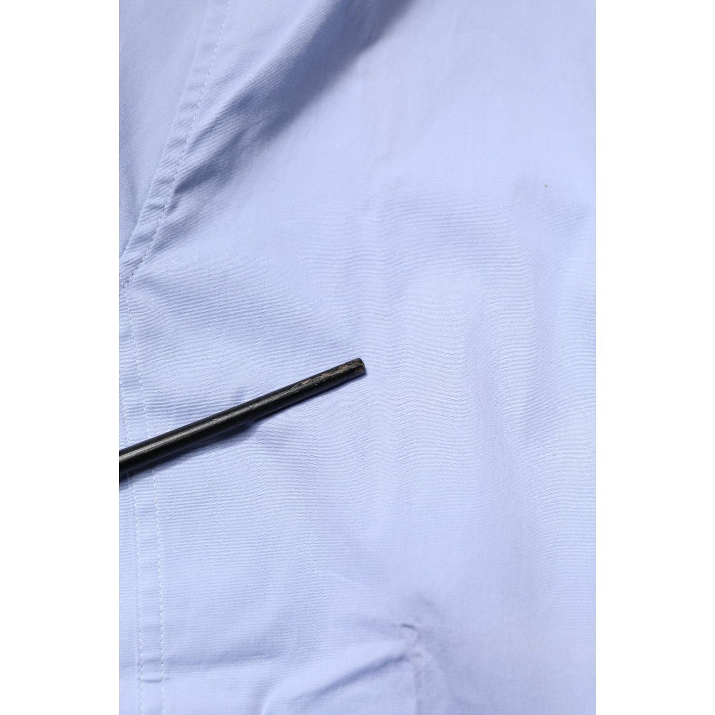Dolce & Gabbana Light Blue Cotton SICILIA Dress Formal Shirt TSH878497-39