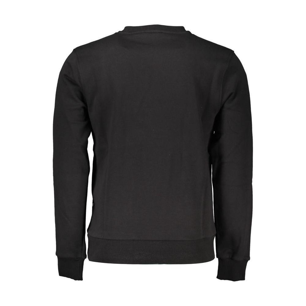 Cavalli Class Black Cotton Men Sweater CA-21285-M