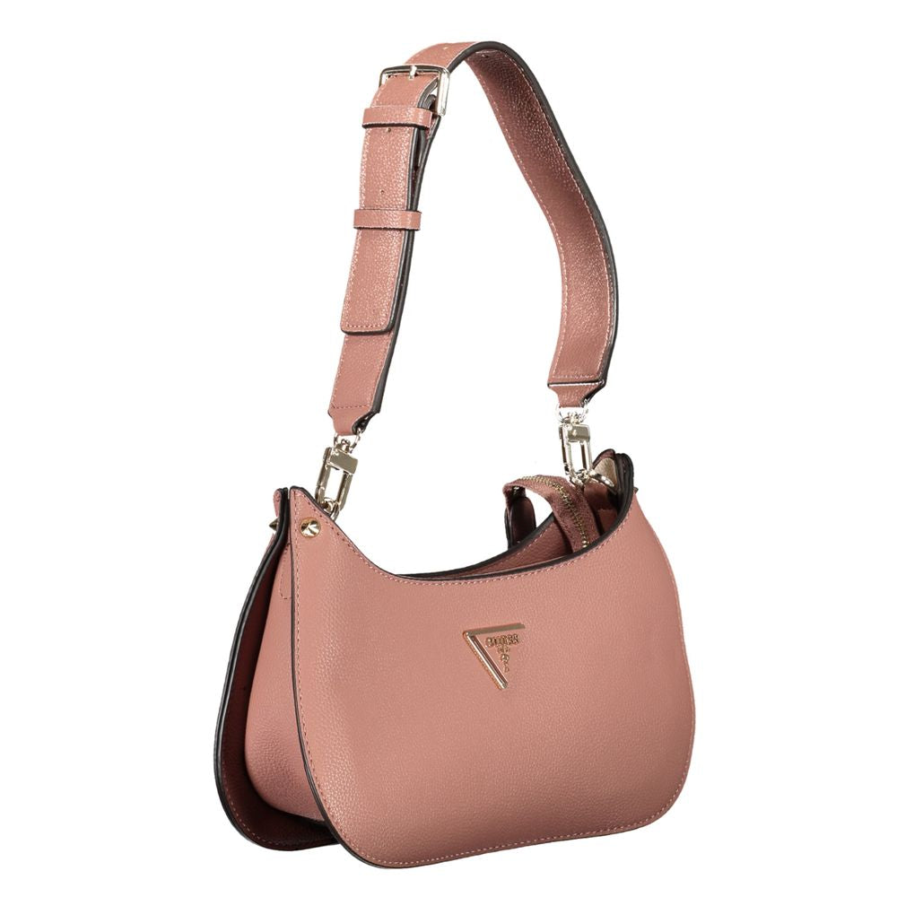 Front view with bag zipped and handles upright.