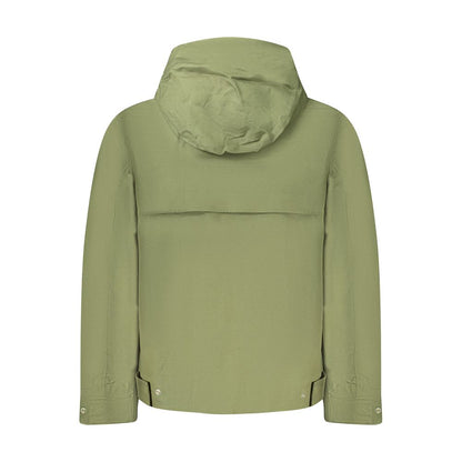 K-WAY Green Cotton Men Jacket
