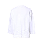 Love Moschino White Graphic Print Cotton Long Sleeves T-shirt