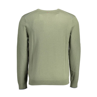 Napapijri Green Wool Sweater