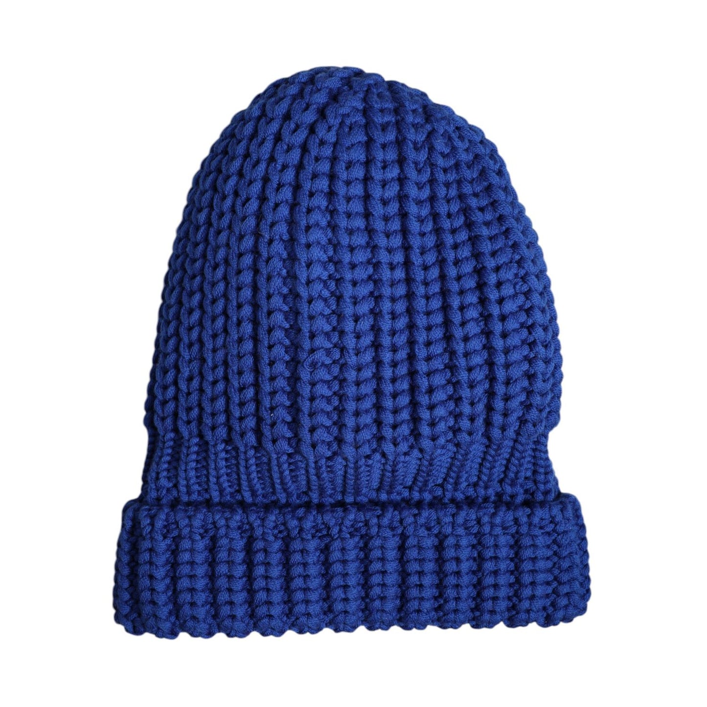 Dolce & Gabbana Blue Wool Knitted Winter Beanie Hat HAT9795