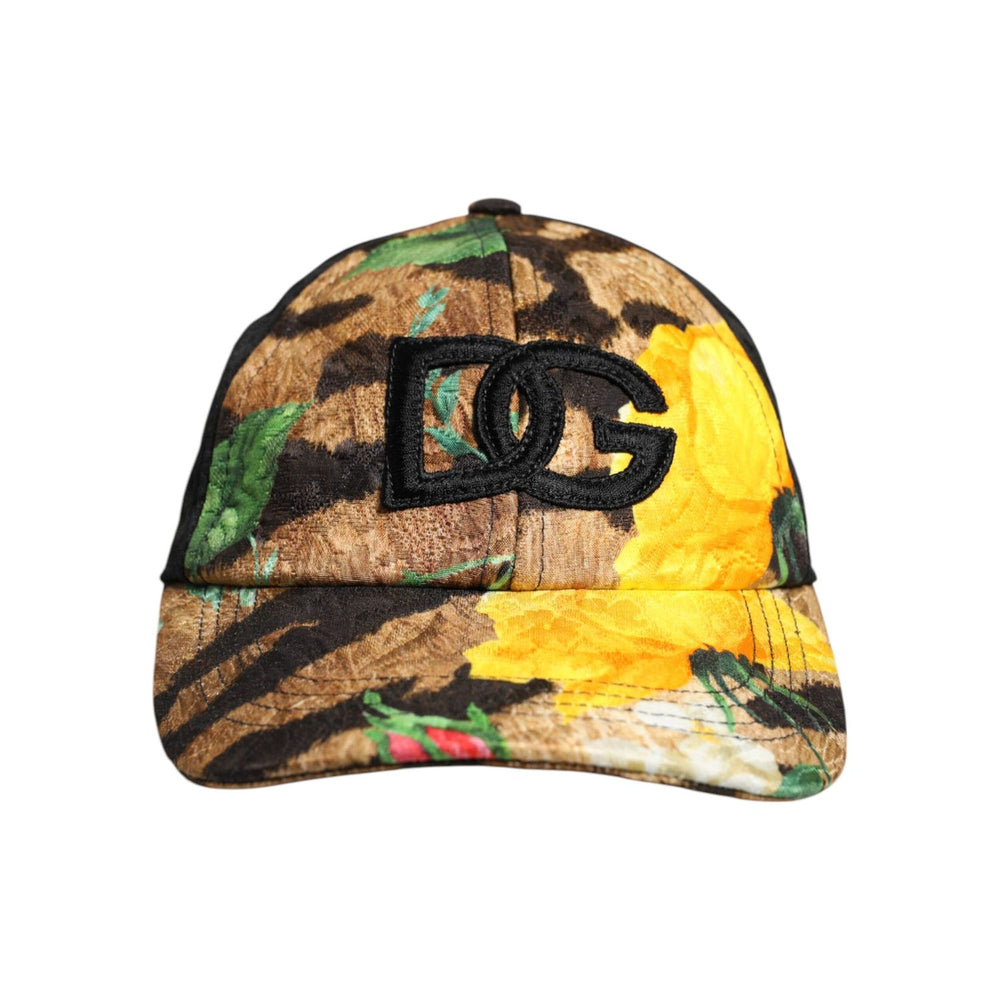 Dolce & Gabbana Multicolor DG Logo Patch 6 Panels Baseball Cap HAT9838-57