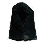 Dolce & Gabbana Black Weasel Fur Womens Beanie Hat HAT9669