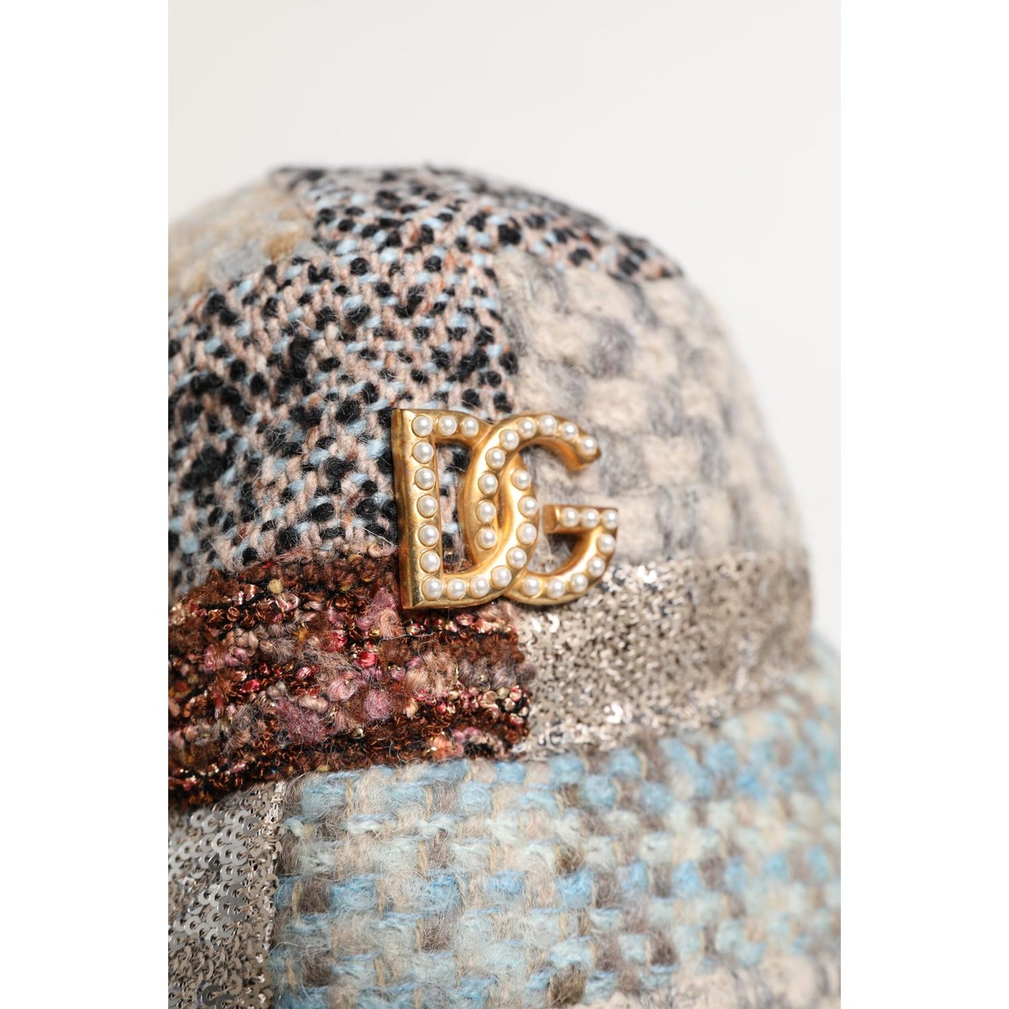 Dolce & Gabbana Multicolor Patchwork Embellished Bucket Hat HAT9741-57