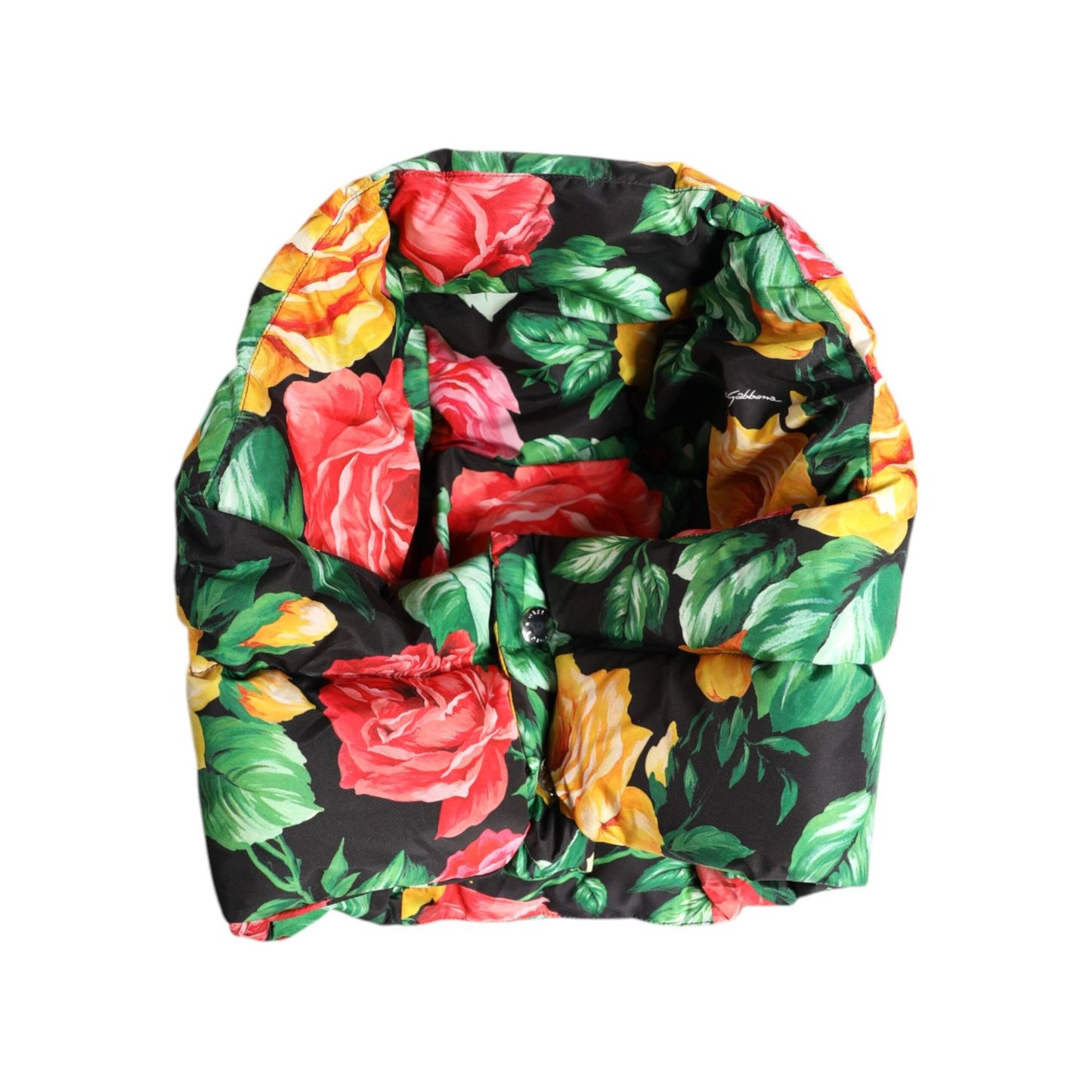 Dolce & Gabbana Multicolor Floral Print Whole Head Wrap Hat HAT9749-57