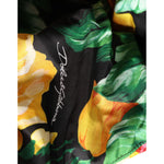 Dolce & Gabbana Multicolor Floral Print Whole Head Wrap Hat HAT9749-57
