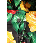 Dolce & Gabbana Multicolor Floral Print Whole Head Wrap Hat HAT9750-57