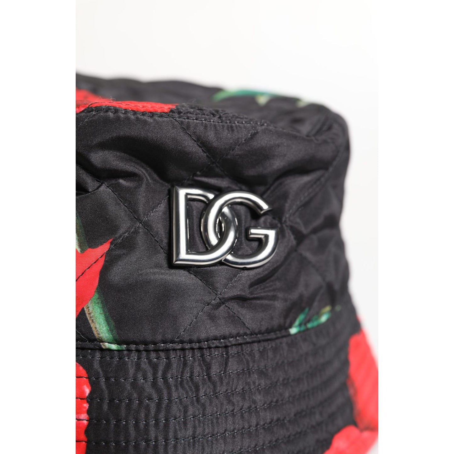 Dolce & Gabbana Multicolor DG Plaque Wide Brim Bucket Hat HAT9763-57