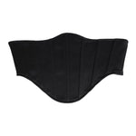 Dolce & Gabbana Black Cotton Waist Tuxedo Belt Cummerbund HAT9816-40