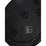 Dolce & Gabbana Black DG Monogram Polyester Jacquard Bucket Hat HAT9834-56
