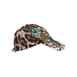 Dolce & Gabbana Brown Leopard Sequin Sicily Baseball Cap HAT9850-57