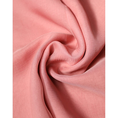 Dolce & Gabbana Pink Silk Rectangle Women Wrap Shawl Scarf
