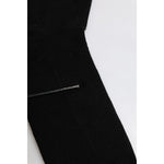 Dolce & Gabbana Black Solid Stretch Mid Calf Men Socks SCS2238-L