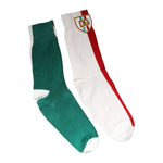 Dolce & Gabbana Multicolor Cotton DG Logo Patch Mid Calf Socks SCS2259-L