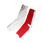 Dolce & Gabbana Multicolor Cotton DG Logo Patch Mid Calf Socks SCS2259-L