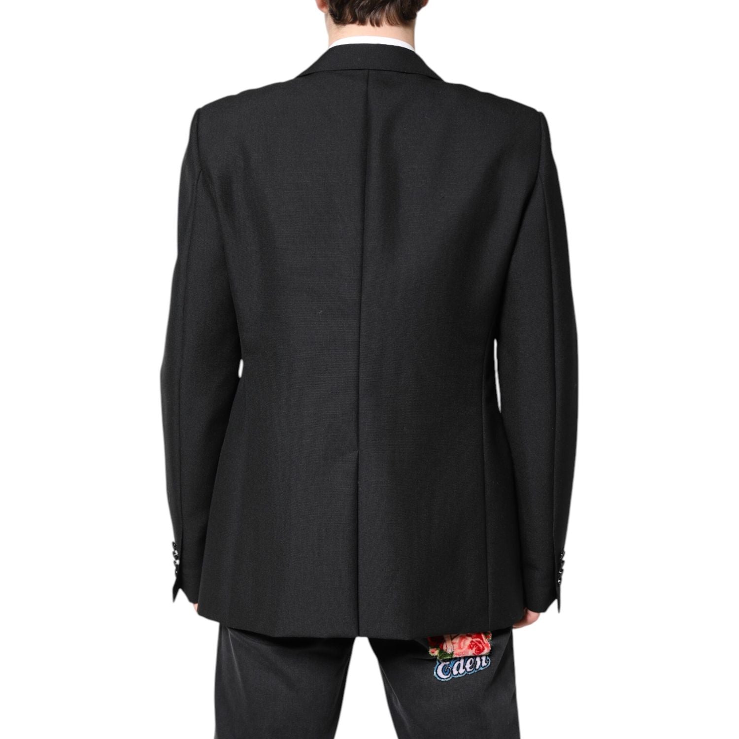 Front view with bag zipped and handles upright.